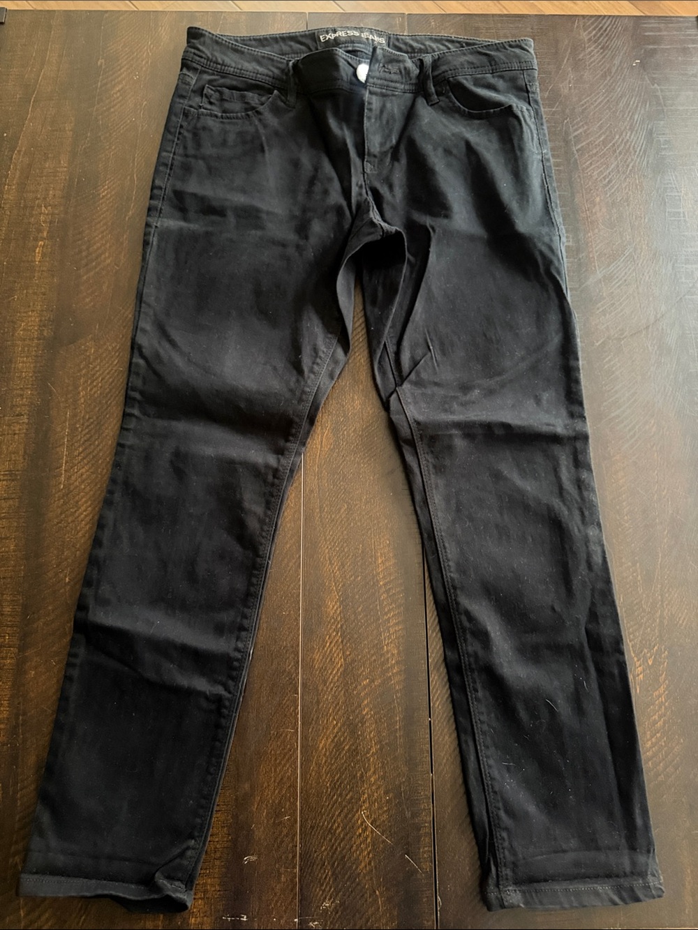 Express women’s Black Slim Straight Jeans
